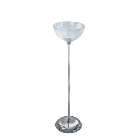 Azar Displays 12" Diameter Single Bowl Floor Display 700951
